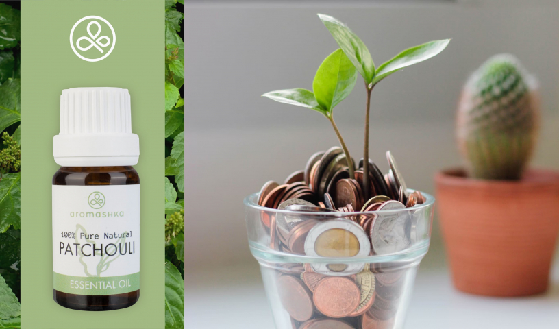 Эфирное масло пачули для привлечения денег от Aromashka