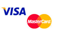 Оплата банковскими картами Visa и MasterCard