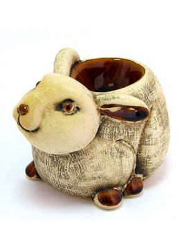 Купить Аромалампа ЗАЯЦ (шликерная)