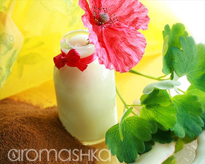 Рецепты домашней косметики (фото 1):  Маска-молочко от перхоти  - aromashka.ru